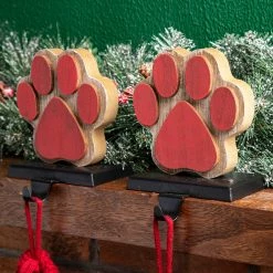 Top 10 β€οΈ Glitzhome® Paw Print π Christmas Stocking Holder Set π 11 Top 10 β€οΈ Glitzhome® Paw Print π Christmas Stocking Holder Set π -Glitzhome Sales D479512S 3