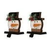 Wholesale β Glitzhome® Snowman Face Stocking Holder Set 𧨠2 Wholesale β Glitzhome® Snowman Face Stocking Holder Set 𧨠-Glitzhome Sales D479514S 1