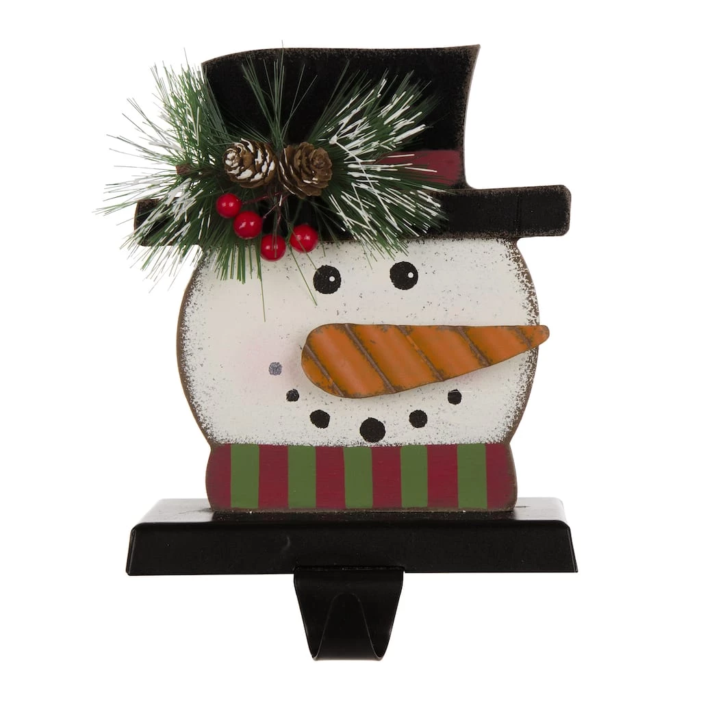 Wholesale β Glitzhome® Snowman Face Stocking Holder Set 𧨠6 Wholesale β Glitzhome® Snowman Face Stocking Holder Set 𧨠- Image 4