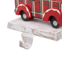 Brand new 🎁 Glitzhome® Red Truck Stocking Holder Set 😉 -Glitzhome Sales D479515S 7