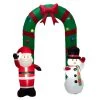 Budget π Glitzhome® 8ft. Inflatable Santa Snowman Gate Arch π 1 Budget π Glitzhome® 8ft. Inflatable Santa Snowman Gate Arch π -Glitzhome Sales D479520S 1