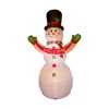 Deals 💯 Glitzhome® 12ft. Inflatable Snowman Welcome Décor With Lights 👏 -Glitzhome Sales D479521S 1