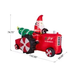 Buy π₯ Glitzhome® 11ft. Inflatable Santa on Tractor With Lights π₯ 15 Buy π₯ Glitzhome® 11ft. Inflatable Santa on Tractor With Lights π₯ -Glitzhome Sales D479525S 6