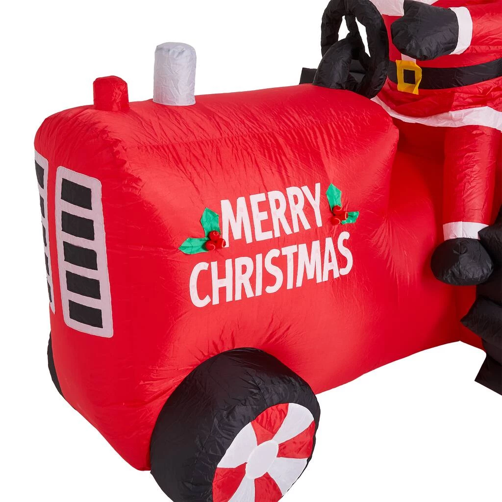 Buy π₯ Glitzhome® 11ft. Inflatable Santa on Tractor With Lights π₯ 10 Buy π₯ Glitzhome® 11ft. Inflatable Santa on Tractor With Lights π₯ - Image 8