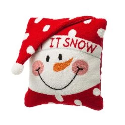 Wholesale 👏 Glitzhome® Hooked 3D Snowman Throw Pillow Set ❤️ -Glitzhome Sales D479530S 4