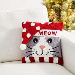Best reviews of 🔥 Glitzhome® Hooked 3D Meow Throw Pillow ✨ -Glitzhome Sales D479534S 3