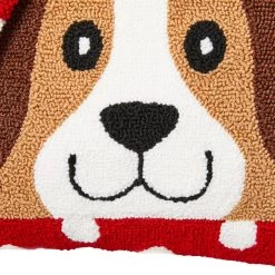 Outlet 😉 Glitzhome® Hooked 3D Woof Throw Pillow ✔️ -Glitzhome Sales D479537S 7