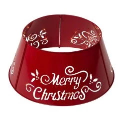 Hot Sale π Glitzhome® Red 26" LED Merry β Christmas Cutout Metal Tree Collar π 13 Hot Sale π Glitzhome® Red 26" LED Merry β Christmas Cutout Metal Tree Collar π -Glitzhome Sales D479548S 4