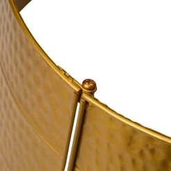 Best deal 🎉 Glitzhome® 26" 🔨 Hammered Metal Tree Collar ❤️ -Glitzhome Sales D479551S 7