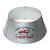 Cheap 🔔 Glitzhome® Silver 26" Truck Metal Tree Collar 🤩 -Glitzhome Sales D479568S 1
