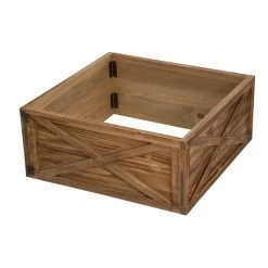 Buy π₯ Glitzhome® 26" Natural Wooden Tree Collar π