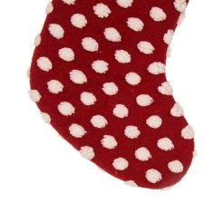 Cheapest 🧨 Glitzhome® 21" Red And White Pompom Stocking, Set Of 2 🛒 -Glitzhome Sales D479586S 7
