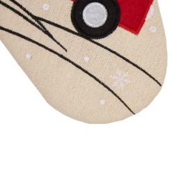 Budget 😀 Glitzhome® 21" Red Truck Embroidered Linen Stocking, Set Of 2 🔥 -Glitzhome Sales D479588S 5