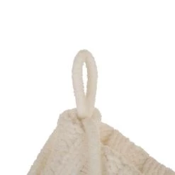 New ⭐ Glitzhome® 22" White Knitted Polyester 🔔 Christmas Stocking with Red Trim & Pom Pom, 2ct. 🎁 -Glitzhome Sales D479599S 5