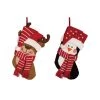 Best deal 👍 Glitzhome® 19" Penguin & Reindeer Hooked Stocking Set 🥰 -Glitzhome Sales D479609S 1