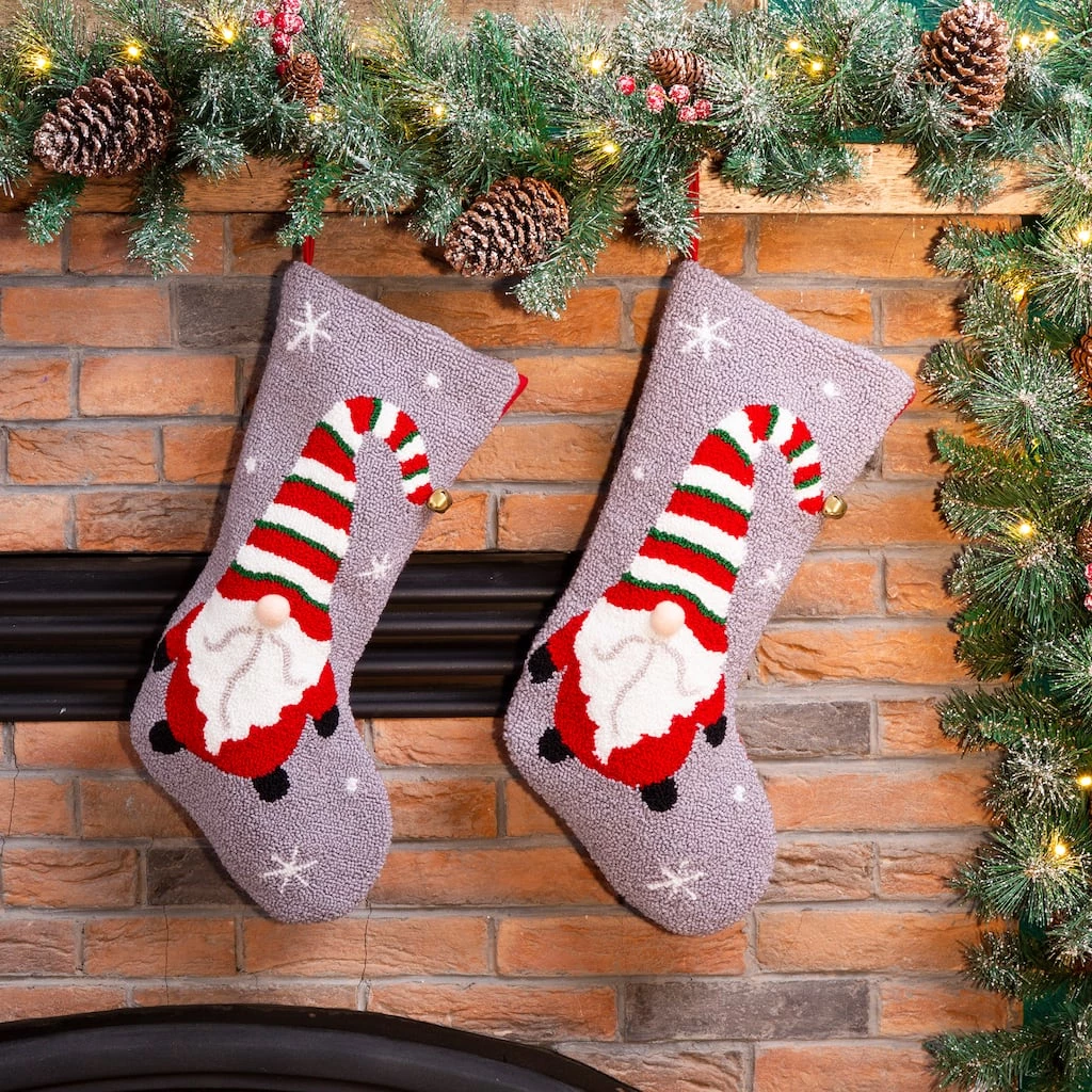 Best Sale ❤️ Glitzhome® 21" Gnome Hooked Stockings, 2ct. ❤️ 4 Best Sale ❤️ Glitzhome® 21" Gnome Hooked Stockings, 2ct. ❤️ - Image 2