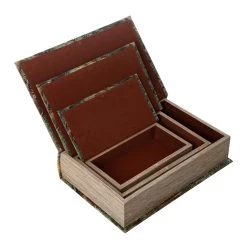 Buy 🔔 Glitzhome® 🎅 Christmas Santa's Book Box Set 😀 -Glitzhome Sales D479620S 4