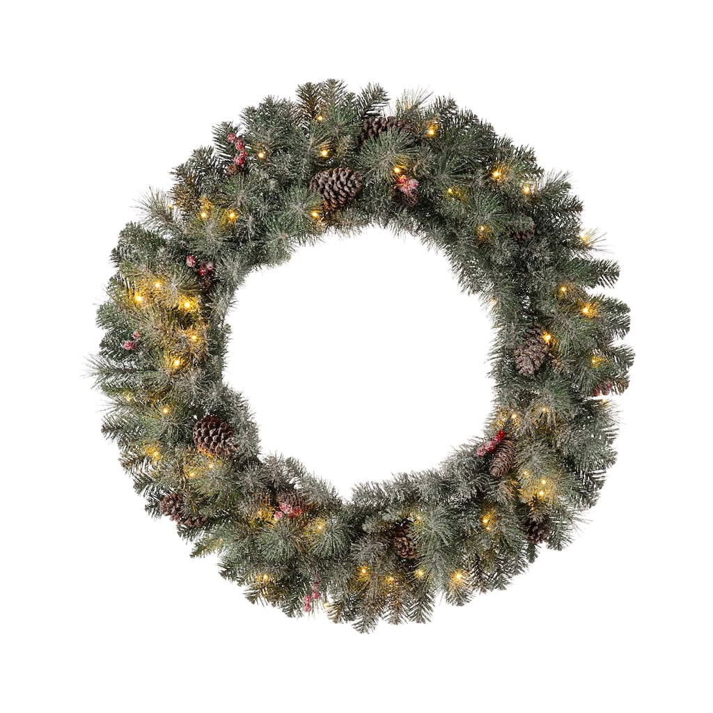Top 10 π Glitzhome® 36" LED Oversized Glittered Pinecone π Christmas Wreath π 3 Top 10 π Glitzhome® 36" LED Oversized Glittered Pinecone π Christmas Wreath π
