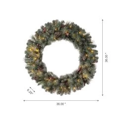 Top 10 π Glitzhome® 36" LED Oversized Glittered Pinecone π Christmas Wreath π 16 Top 10 π Glitzhome® 36" LED Oversized Glittered Pinecone π Christmas Wreath π -Glitzhome Sales D493625S 7