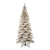 New ⭐ 7.5ft Pre-Lit Flocked Layered Spruce Artificial 🔔 Christmas Tree, Warm White LED Lights by Glitzhome 🔥 -Glitzhome Sales D494329S 1