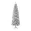 Cheap 🔥 7.5ft. Unlit Silver Tinsel Artificial 🎄 Christmas Tree by Glitzhome ⭐ -Glitzhome Sales D494334S 1