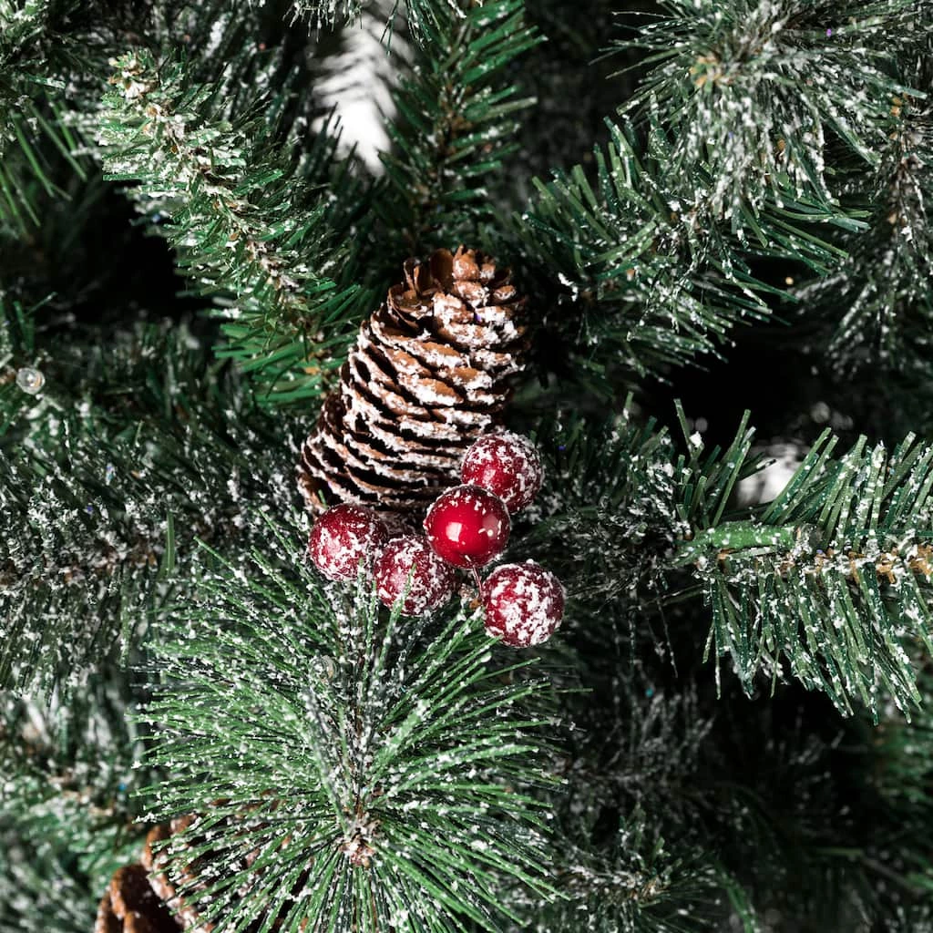 New π 5ft. Pre-Lit Flocked Pine Artificial π
Christmas Tree in Black Urn, Warm White Lights by Glitzhome π 7 New π 5ft. Pre-Lit Flocked Pine Artificial π
Christmas Tree in Black Urn, Warm White Lights by Glitzhome π - Image 5