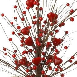 Promo π Glitzhome® 18" Lighted Valentine's Berry Heart Table Tree π 15 Promo π Glitzhome® 18" Lighted Valentine's Berry Heart Table Tree π -Glitzhome Sales D582791S 6