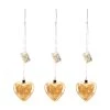 Budget 🔥 Glitzhome® 25.75" Valentine's Glass Heart String Lights Wall Décor Set 🥰 -Glitzhome Sales D582801S 1