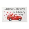 Outlet ⌛ Glitzhome® 24" Wooden Valentine's Truck Wall Sign 🔔 -Glitzhome Sales D582802S 1