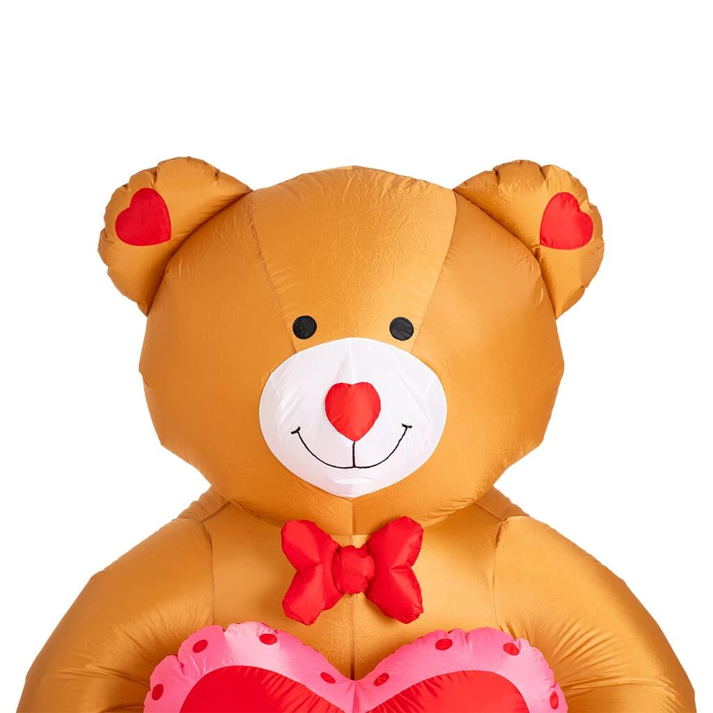 Outlet βοΈ Glitzhome® 6ft. Lighted Valentine's Inflatable Bear with Heart Décor π 7 Outlet βοΈ Glitzhome® 6ft. Lighted Valentine's Inflatable Bear with Heart Décor π - Image 5
