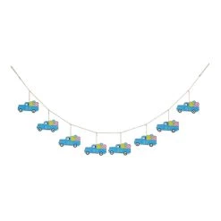 Best Sale 🧨 Glitzhome® Easter Metal Truck Garland 😀