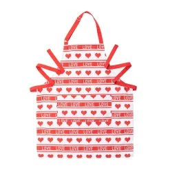 Outlet π Glitzhome® 31.25" Fabric Valentine's Heart Apron β 14 Outlet π Glitzhome® 31.25" Fabric Valentine's Heart Apron β -Glitzhome Sales D582807S 5