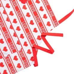 Outlet π Glitzhome® 31.25" Fabric Valentine's Heart Apron β 15 Outlet π Glitzhome® 31.25" Fabric Valentine's Heart Apron β -Glitzhome Sales D582807S 6