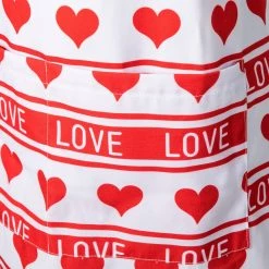 Outlet π Glitzhome® 31.25" Fabric Valentine's Heart Apron β 16 Outlet π Glitzhome® 31.25" Fabric Valentine's Heart Apron β -Glitzhome Sales D582807S 7