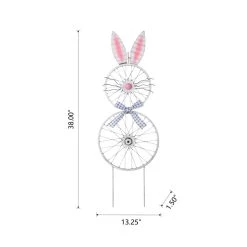 Best Sale ✨ Glitzhome® 38" Easter Wheel Bunny Metal Décor ✔️ 17 Best Sale ✨ Glitzhome® 38" Easter Wheel Bunny Metal Décor ✔️ -Glitzhome Sales D582816S 8