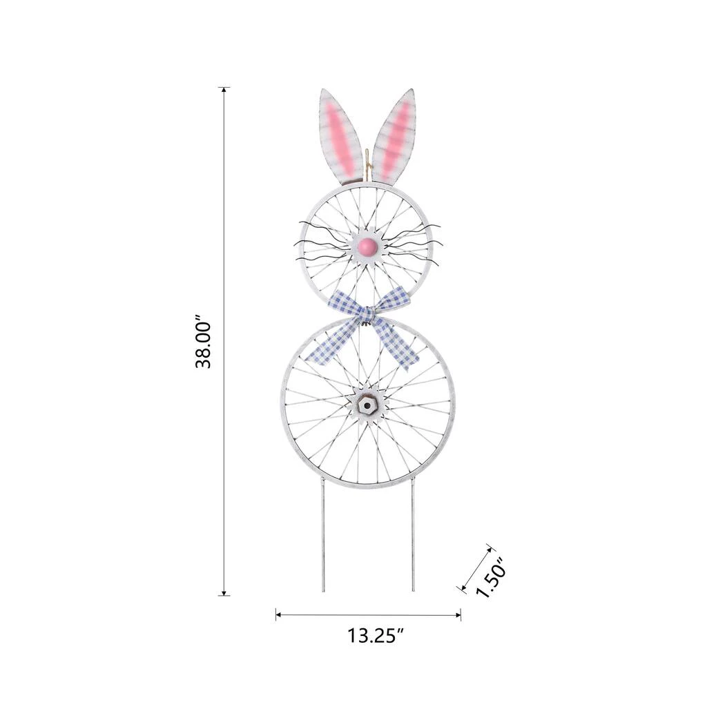 Best Sale ✨ Glitzhome® 38" Easter Wheel Bunny Metal Décor ✔️ 10 Best Sale ✨ Glitzhome® 38" Easter Wheel Bunny Metal Décor ✔️ - Image 8