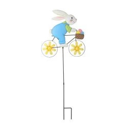 Buy 🌟 Glitzhome® 42'' Easter Bunny on Bicycle Metal Décor ✔️
