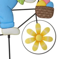 Buy 🌟 Glitzhome® 42'' Easter Bunny on Bicycle Metal Décor ✔️ -Glitzhome Sales D582818S 7