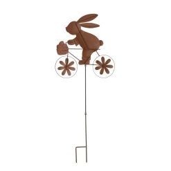 Buy 🌟 Glitzhome® 42'' Easter Bunny on Bicycle Metal Décor ✔️ -Glitzhome Sales D582818S 8