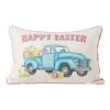 Hot Sale 💯 Glitzhome® 18" Happy Easter Faux Burlap Truck Pillow 🌟 -Glitzhome Sales D582822S 1
