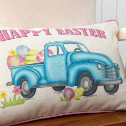Hot Sale π― Glitzhome® 18" Happy Easter Faux Burlap Truck Pillow π 13 Hot Sale π― Glitzhome® 18" Happy Easter Faux Burlap Truck Pillow π -Glitzhome Sales D582822S 4