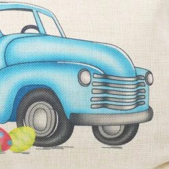 Hot Sale π― Glitzhome® 18" Happy Easter Faux Burlap Truck Pillow π 15 Hot Sale π― Glitzhome® 18" Happy Easter Faux Burlap Truck Pillow π -Glitzhome Sales D582822S 6
