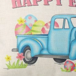 Hot Sale π― Glitzhome® 18" Happy Easter Faux Burlap Truck Pillow π 16 Hot Sale π― Glitzhome® 18" Happy Easter Faux Burlap Truck Pillow π -Glitzhome Sales D582822S 7