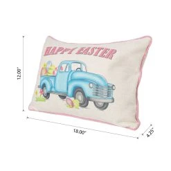 Hot Sale π― Glitzhome® 18" Happy Easter Faux Burlap Truck Pillow π 17 Hot Sale π― Glitzhome® 18" Happy Easter Faux Burlap Truck Pillow π -Glitzhome Sales D582822S 8