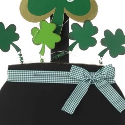 Best Pirce 🥰 Glitzhome® 42'' Lighted St. Patrick's Wooden Shamrocks Porch Décor 🌟 -Glitzhome Sales D582823S 7