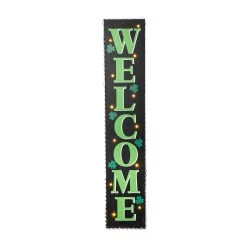 Wholesale β€οΈ Glitzhome® 42'' Lighted St. Patrick's Day Wooden "WELCOME" Porch Sign β