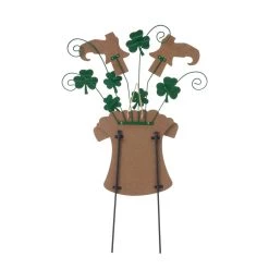Wholesale 🛒 Glitzhome® 31.5" Wooden St. Patrick's Leprechaun Belt Décor 🛒 -Glitzhome Sales D582827S 8