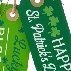 Cheapest ⭐ Glitzhome® 24" St. Patrick's Wooden Doorknob Hanging Décor ✨ -Glitzhome Sales D582835S 8