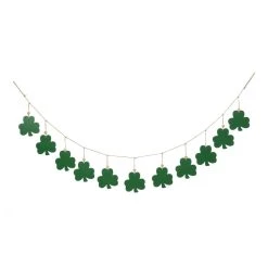 Promo ✨ Glitzhome® St. Patrick's Metal Shamrocks Garland 👍 -Glitzhome Sales D582836S 7