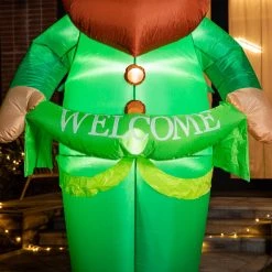 New 𧨠Glitzhome® 8ft. Lighted St. Patrick's Day Leprechaun Inflatable Décor π 13 New 𧨠Glitzhome® 8ft. Lighted St. Patrick's Day Leprechaun Inflatable Décor π -Glitzhome Sales D582839S 4